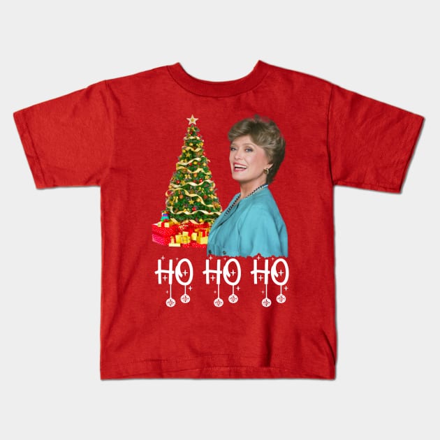 Ho Ho Ho Blanche Devereaux Kids T-Shirt by darklordpug